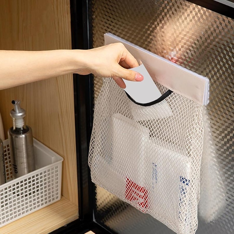 حقيبة تخزين معلقة كبيرة قابلة لإعادة الاستخدام قابلة للغسيل منظف غسيل منظم لخزانة الملابس - Image 3